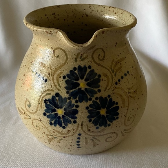 Gorgeous Graessel Art Pottery Pitcher French Pottery Signed - Picture 1 of 10